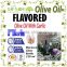 Flavored Olive Oil with Garlic. Premium Quality Olive Oil with ISO9001 Certification. Glass Bottle 250 ml.