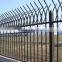 hot sale pvc coated ornamental rought iron wranch fence