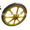 20 inch 20x2.125 non-inflation polyurethane garden cart wheels