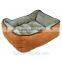 wholesale pet products soft cozy luxury rectangle puppy beds