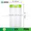 High quality green jars white plastic bottle food container screw lid pet round jar clear pet bottle