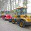 2 ton CE approved mini wheel loader ZL20F, with fork, with quick hitch