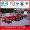 2016 top sale 40ft 3 axles gooseneck skeleton container semi trailer/container trailer chassis for sale