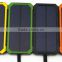 Two usb phone charger 12000mah solar bank