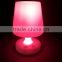 home decorative wireless remote control 16 color change table led lamp