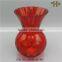 Factory Price Spray Red Glass Vases