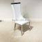 Hot sale dining room chair with stainless steel base modern