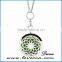 316L Stainless Steel Sunflower Pattern Aromatherapy Essential Oil Diffuser Necklace Locket Pendant