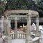 limestone natural stone outdoor gazebo with metal roof NTMG-269S