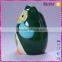 ceramic glazed home decoration owl shape piggy bank