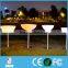 China Shenzhen supply Led Cocktail Table with Stainless Steel