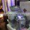 led resin indoor decoration/ resin water fountain with led light