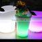 high quality led plastic led flower pots, colorful led ice bucket