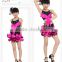 Yifusha Girls top and skirt set latin dance costume RH011