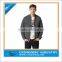 young men stylish fashion plain dark gray zip fleece sweat jacket without hood