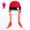 2015 hot sale Hand hook baby wool hats, Color matching hats