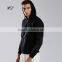 Man OEM Fancy Plain Polyester Hoody Leather Sleeve Stylish Track 5XL Hoodie Jacket