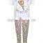 "Pizza for Breakfast" Set adult cartoon pajamas
