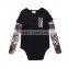 S17526A Autumn 2017 Cotton Children Long Sleeve Cute Baby Boys Tattoo Jumpsuits