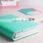 creative planner custom personal diary planner with metal buckle emboss logo PU leather notebook