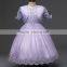 2016 Summer Style Kids Dress Flower Lace Princess Party Costume Girl Floral Dress