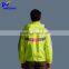 Outdoor LED yellow blue reflective sports running bulk wholesale jacket