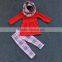 2016 Valentine's day full stock 3 pieces scarf red top kids OUTFITS pant set hot sell boutique clothes kids sets