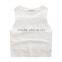 Wholesale summer sleeveless cotton boys casual children tops