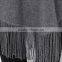 Hot sale winter women stylish polyester long pullover sweater with fringe