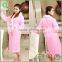 Bulksale Solid Color Thick Breathable Flannel Bathrobe