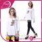 Custom made top grade poly/cotton ladies t-shirt printing