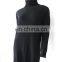 Women Pure 12gg Rib Knit Roll Neck Cashmere Sweater Dress