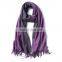 Fashion Women Pattern Solid Color Vintage Elegant Dubai Head Scarves Shawls With Tassel
