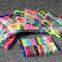 stock colored 5/8'' shiny fold over elastic band