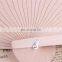 Hollow Chinese 8 inch Wood Fan with Flower Pattern for Wedding Baby Shower Party Promotion Gifts
