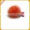 Cute Colourful Genuine Mink Pompom Kids Hairpin Accessories