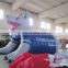 customized inflatable football tunnel,inflatable mascot tunnels of dog