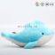 Custom plush animal shaped shark cushion for kids