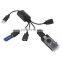 Universal 4 Port USB 2.0 480Mbps High Speed Cable Hub for PC