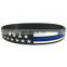 Thin Blue Line Silicone Bracelets with USA flag