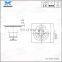 European Style Shower Room Waste Drain Bathroom Floor Drain Grate With Chrome Plating