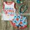Cheap Summer Boutique Clothes Ruffle Stripe Short Little Kids Girls Clothes