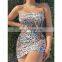 New Arrivals Hot Sales Women Tie Dye Casual Dress Ladies