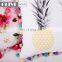 Pineapple Digital Print Pillows Decorative Cushion Covers Pillowcases With Pompom