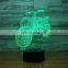 Cool 3D New World Game Lamp  7 Colors Change Led Night Light