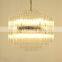 Modern fashion simple luxury K9 clear Crystal Ceiling Lighting Chandelier