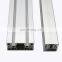 6063 T5 Extruded Silver Bronze Champagne Aluminum Anodized Profile