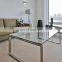 coffee table gold top glass Sales promotion made in china