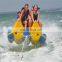 Hot Sale Inflatable Water Banana Boat, Funny Banana Boat Logo Printed for water sport