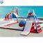 2018 Factory high quality 0.9mm pvc tarpaulin new inflatable floating obstacle aqua park prices